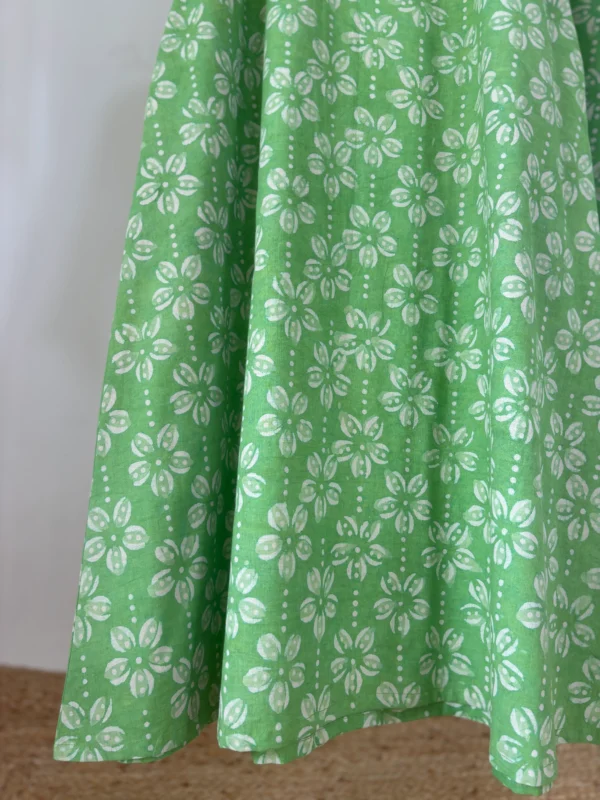 Lime Green HandBlock Printed Co-ord Set