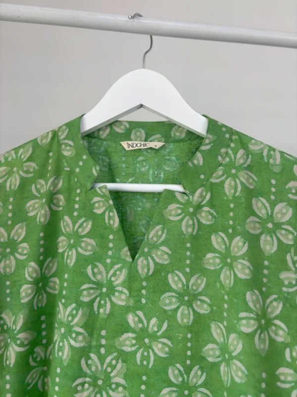 Lime Green HandBlock Printed Co-ord Set