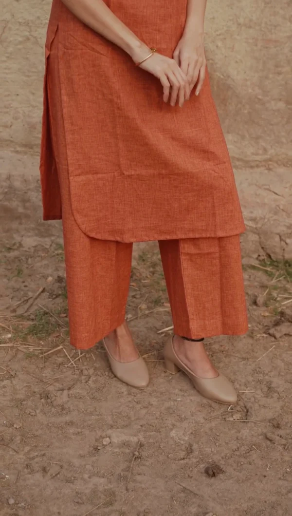 Burnt Peach Co-ord Set