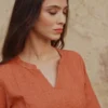 Burnt Peach Co-ord Set
