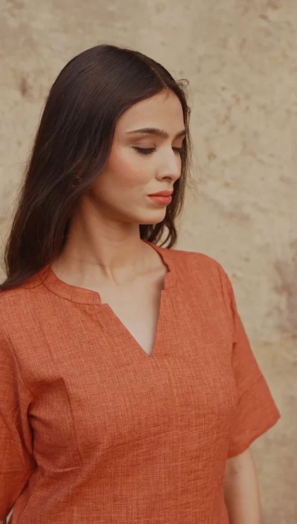 Burnt Peach Co-ord Set