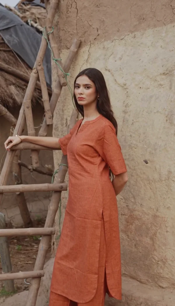 Burnt Peach Co-ord Set