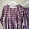 Violet Hand-block printed Kurta Set