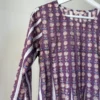 Violet Hand-block printed Kurta Set