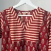 Brick Red Hand-Block Printed Kurta Set