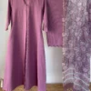 Lavender Mauve set with kota dupatta
