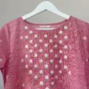 Pink Embroidered Kurta Set