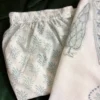 White handblock printed Kota Set