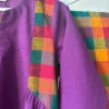 Violet Madras Checks Kurta Set