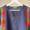Midnight Blue Madras Checks Kurta Set