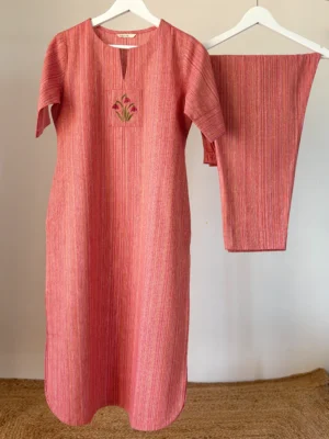 IMG_8207 Pink Multi Stripes Co-ord Set