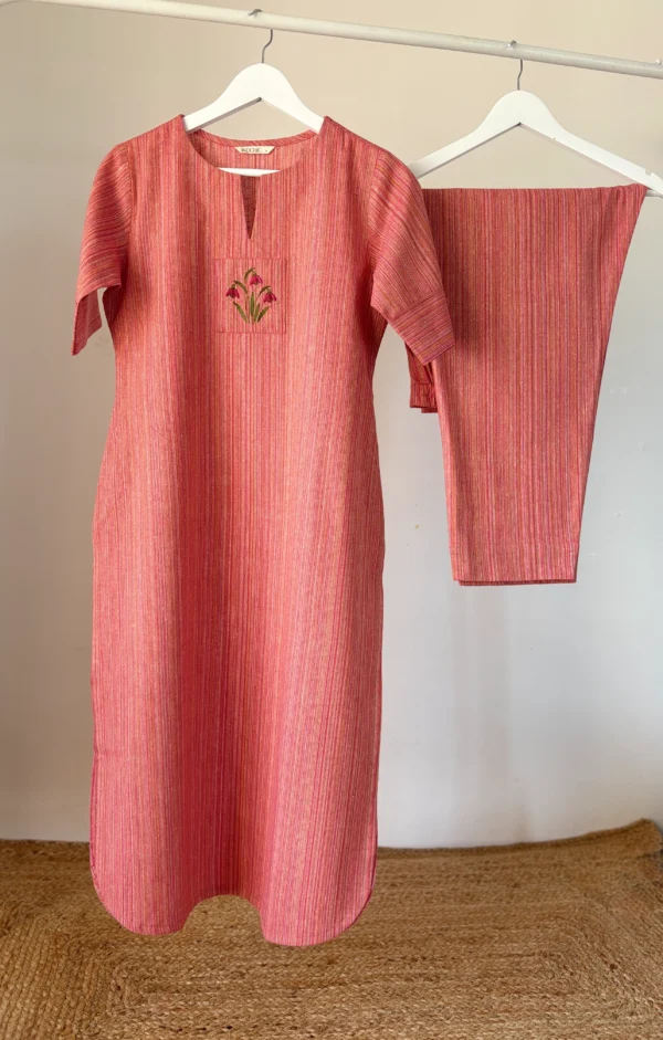 Pink Multi Stripes Co-ord Set
