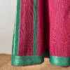 Maroon Mangalagiri Cotton with Madras Stripes