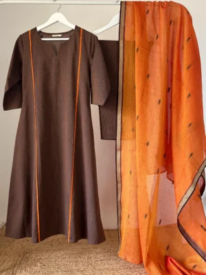 IMG_8544 Double shade Deep Brown-Orange Set