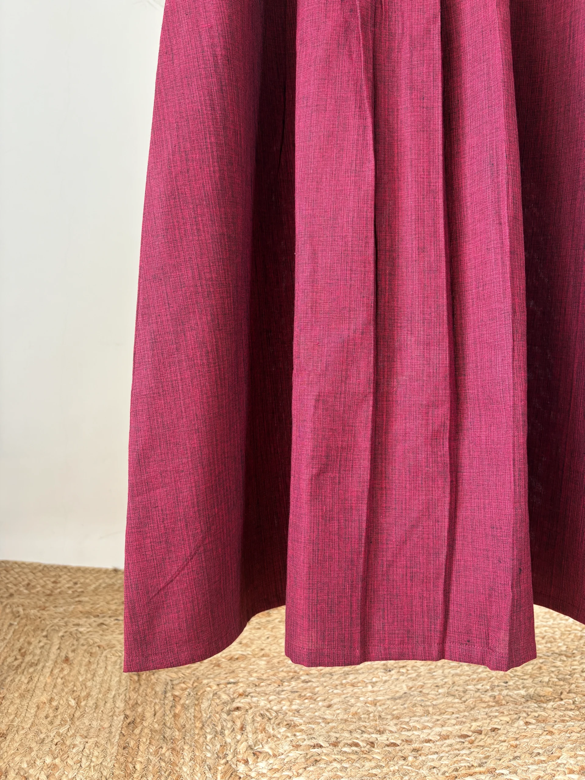 Deep Maroon Embroidered Set