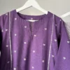 Violet heart woven Kurta Set