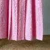 Pastel pink checked kurta set