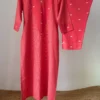 Peach-Red Kurta Set