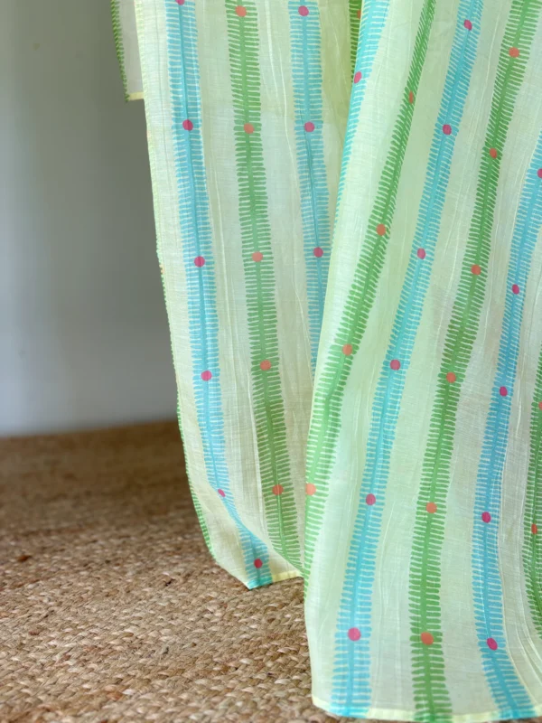 Pastel Yellow Chanderi Cotton Set